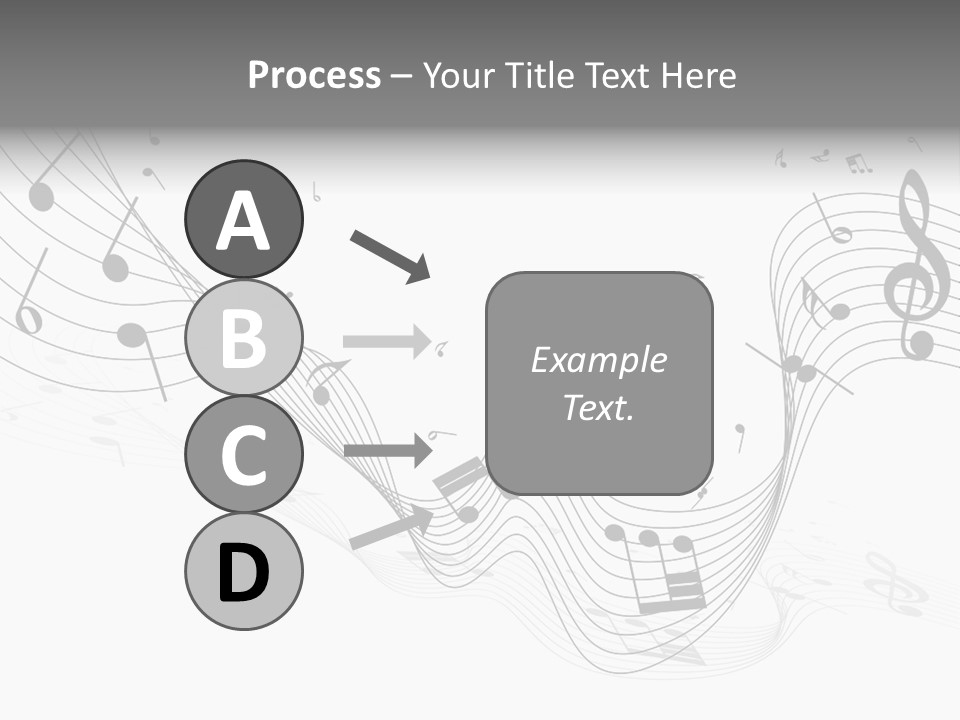 Symbol Melody Grunge PowerPoint Template