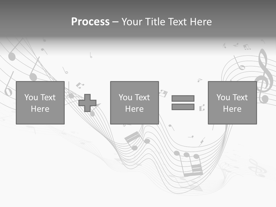 Symbol Melody Grunge PowerPoint Template