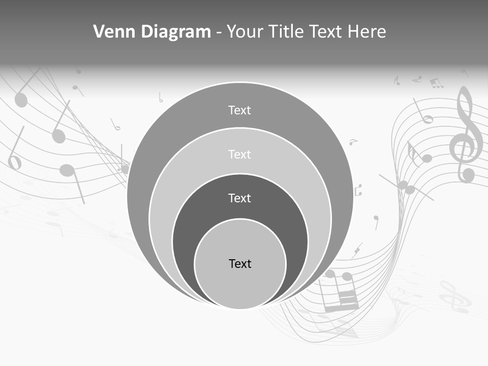 Symbol Melody Grunge PowerPoint Template