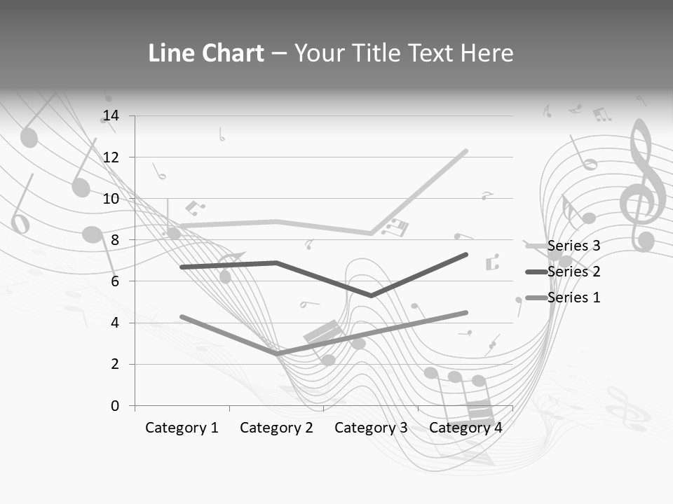 Symbol Melody Grunge PowerPoint Template