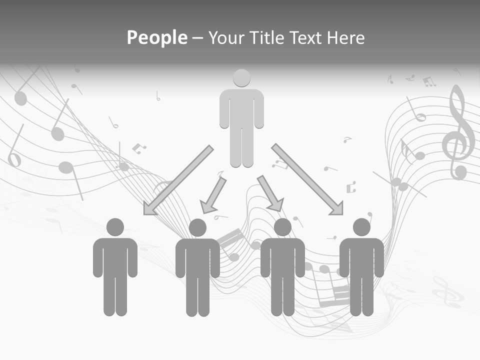 Symbol Melody Grunge PowerPoint Template