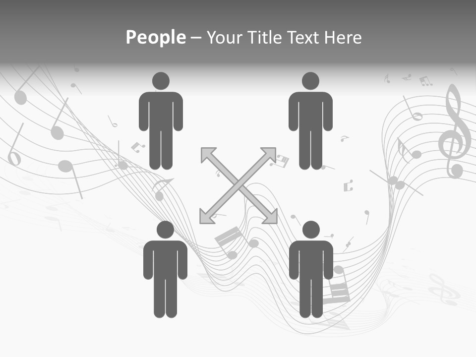 Symbol Melody Grunge PowerPoint Template