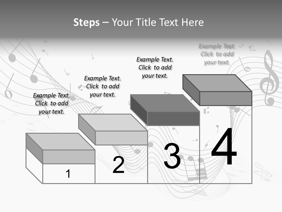 Symbol Melody Grunge PowerPoint Template