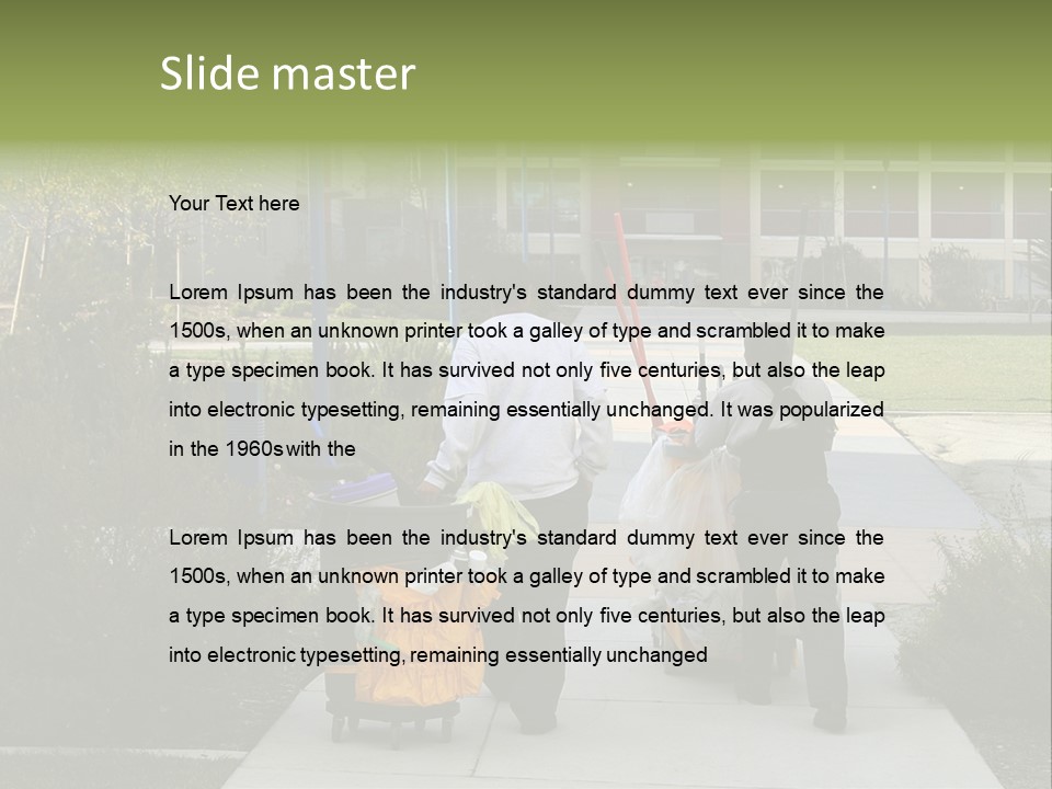 Style Trendy Design PowerPoint Template