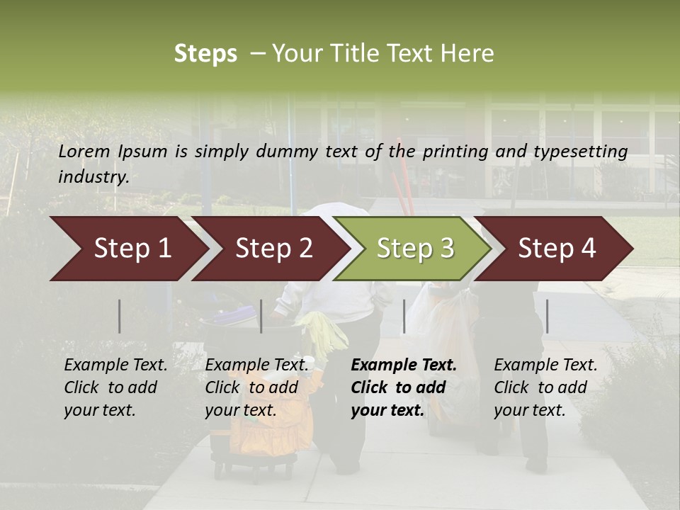 Style Trendy Design PowerPoint Template