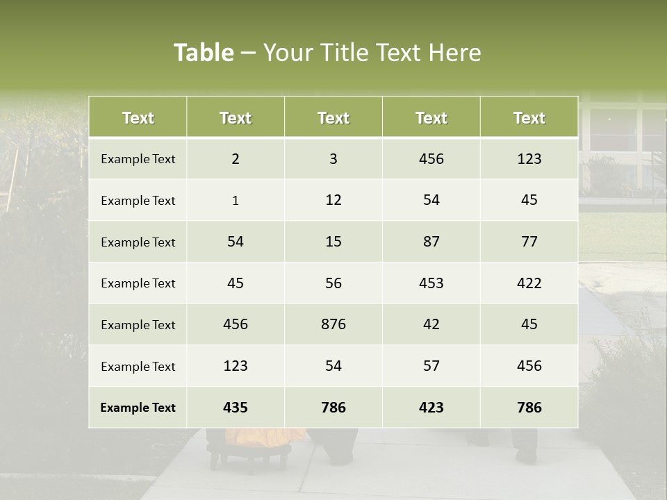 Style Trendy Design PowerPoint Template
