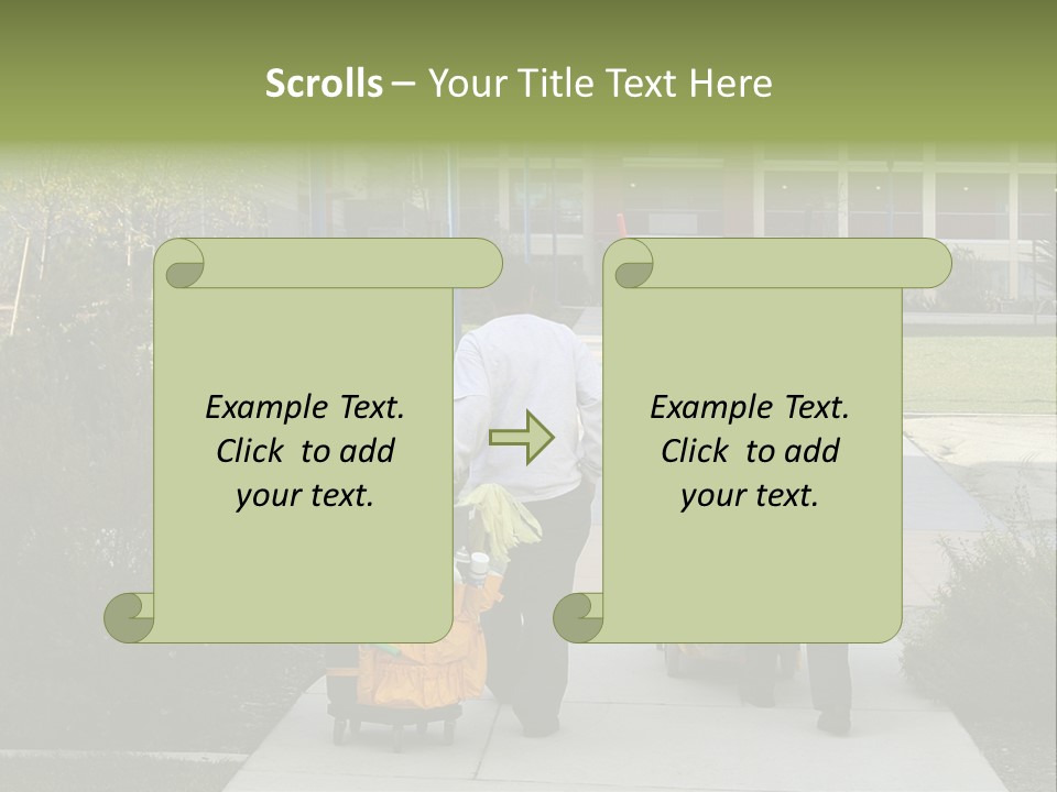 Style Trendy Design PowerPoint Template
