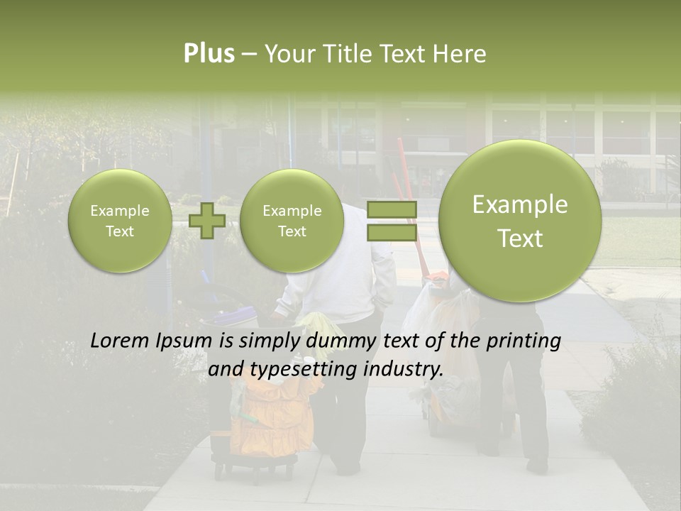 Style Trendy Design PowerPoint Template