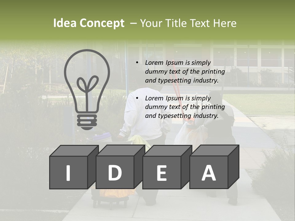 Style Trendy Design PowerPoint Template
