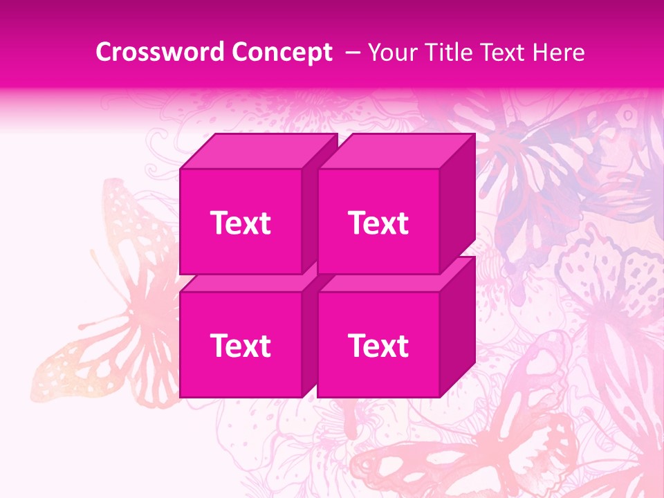 Conceptual Mirror Key PowerPoint Template