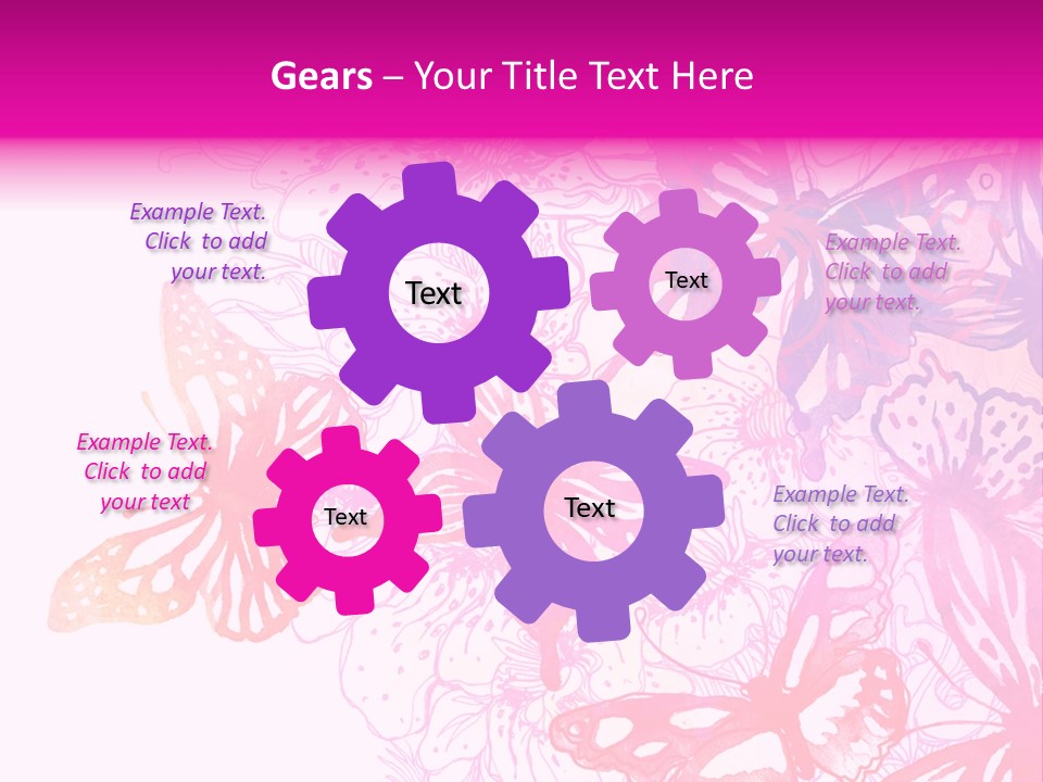 Conceptual Mirror Key PowerPoint Template