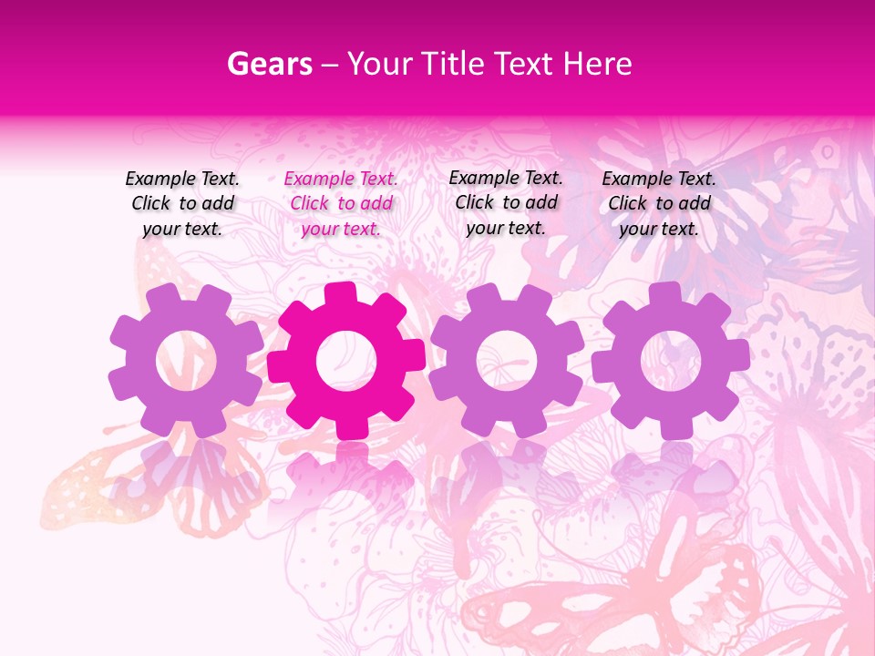 Conceptual Mirror Key PowerPoint Template