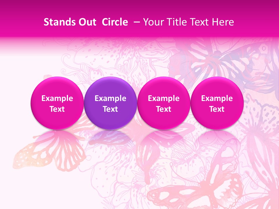 Conceptual Mirror Key PowerPoint Template