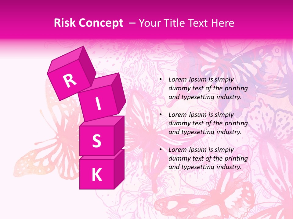 Conceptual Mirror Key PowerPoint Template