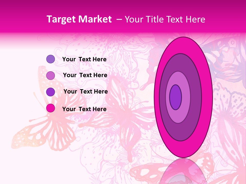 Conceptual Mirror Key PowerPoint Template