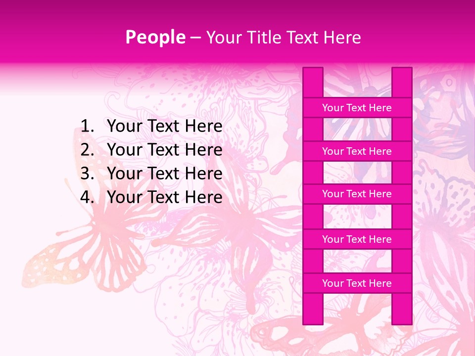 Conceptual Mirror Key PowerPoint Template