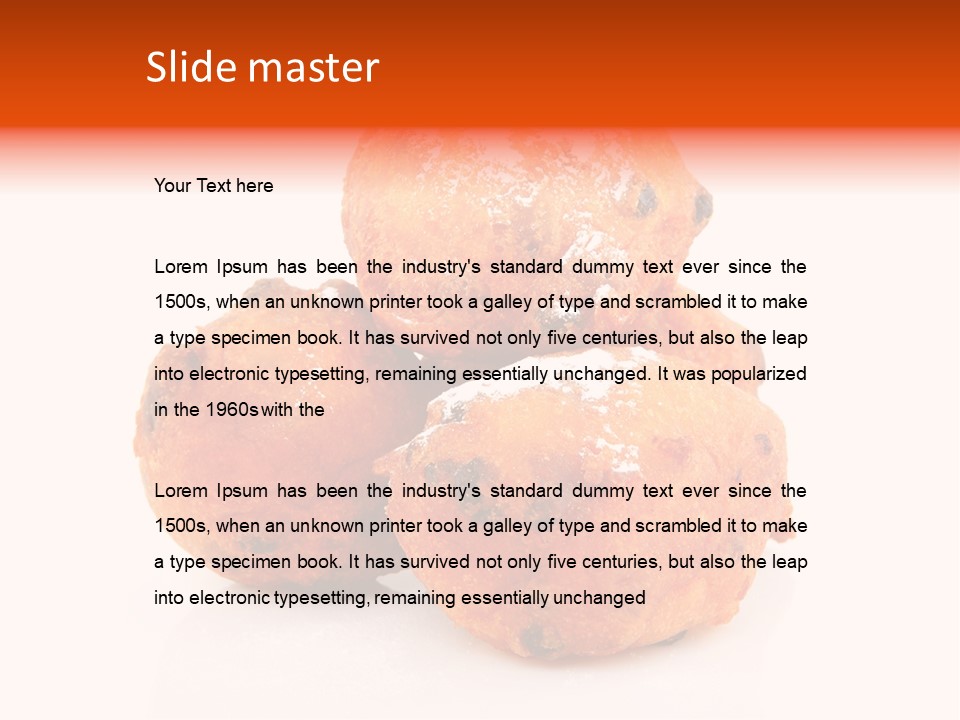 Years Dutch Donut PowerPoint Template