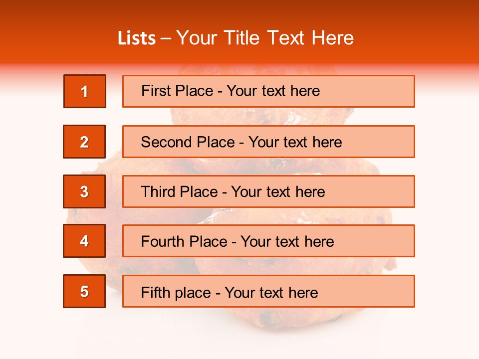 Years Dutch Donut PowerPoint Template