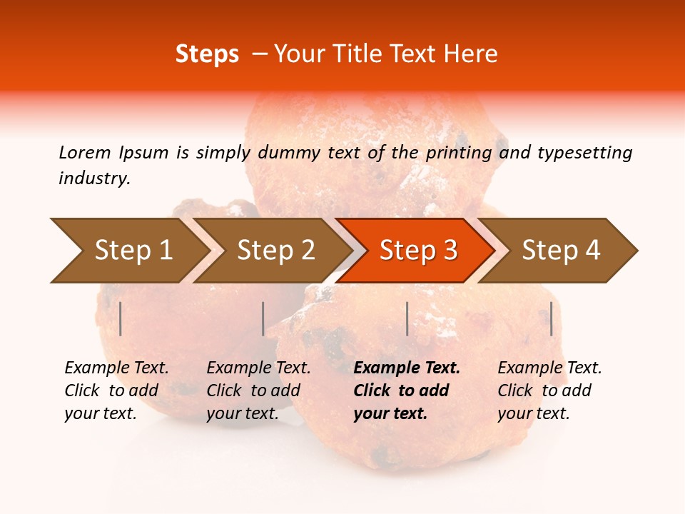 Years Dutch Donut PowerPoint Template