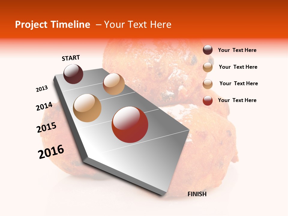 Years Dutch Donut PowerPoint Template