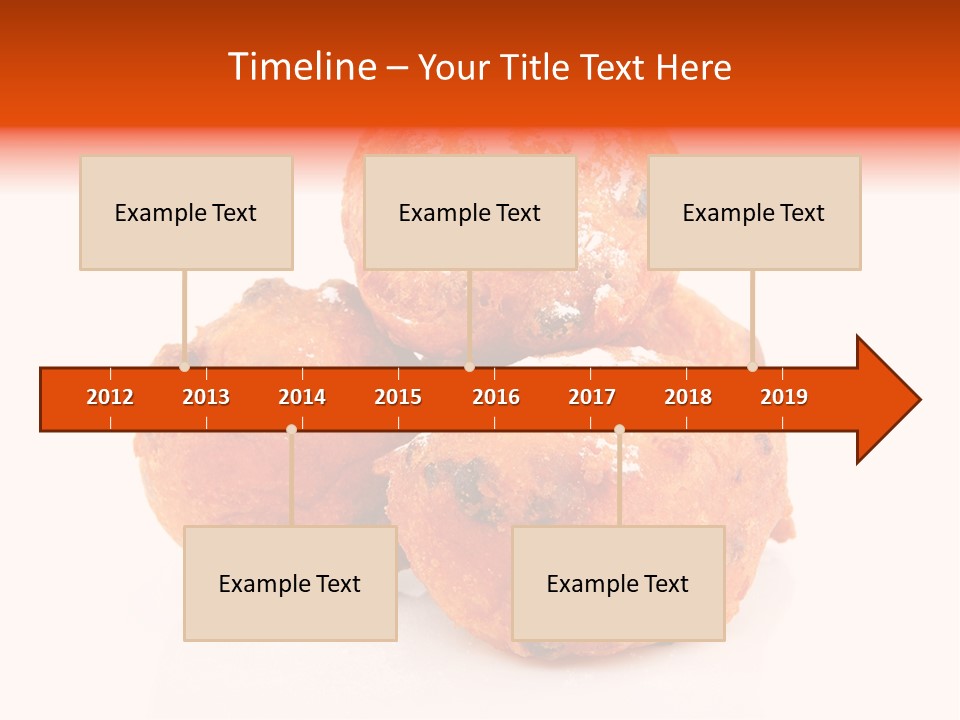 Years Dutch Donut PowerPoint Template