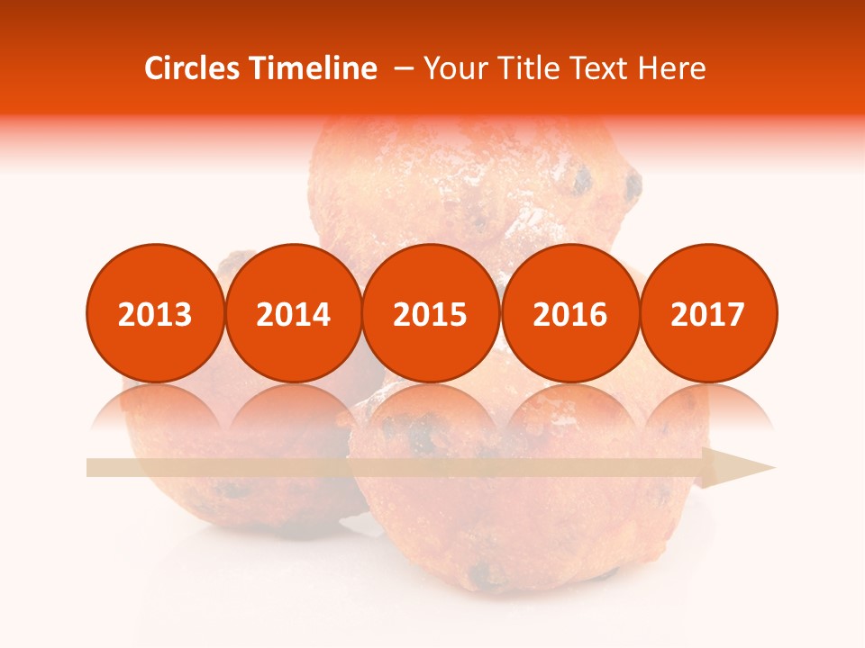 Years Dutch Donut PowerPoint Template
