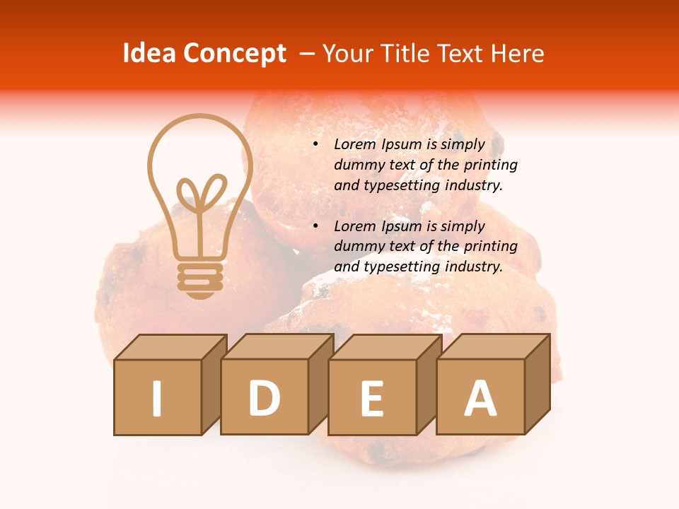 Years Dutch Donut PowerPoint Template