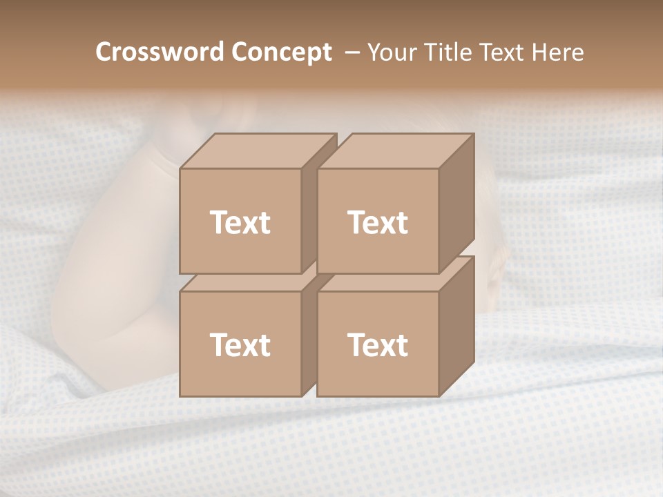 Child Beautiful Asleep PowerPoint Template