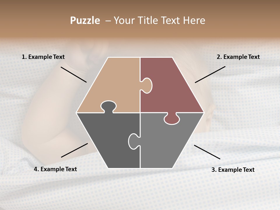 Child Beautiful Asleep PowerPoint Template