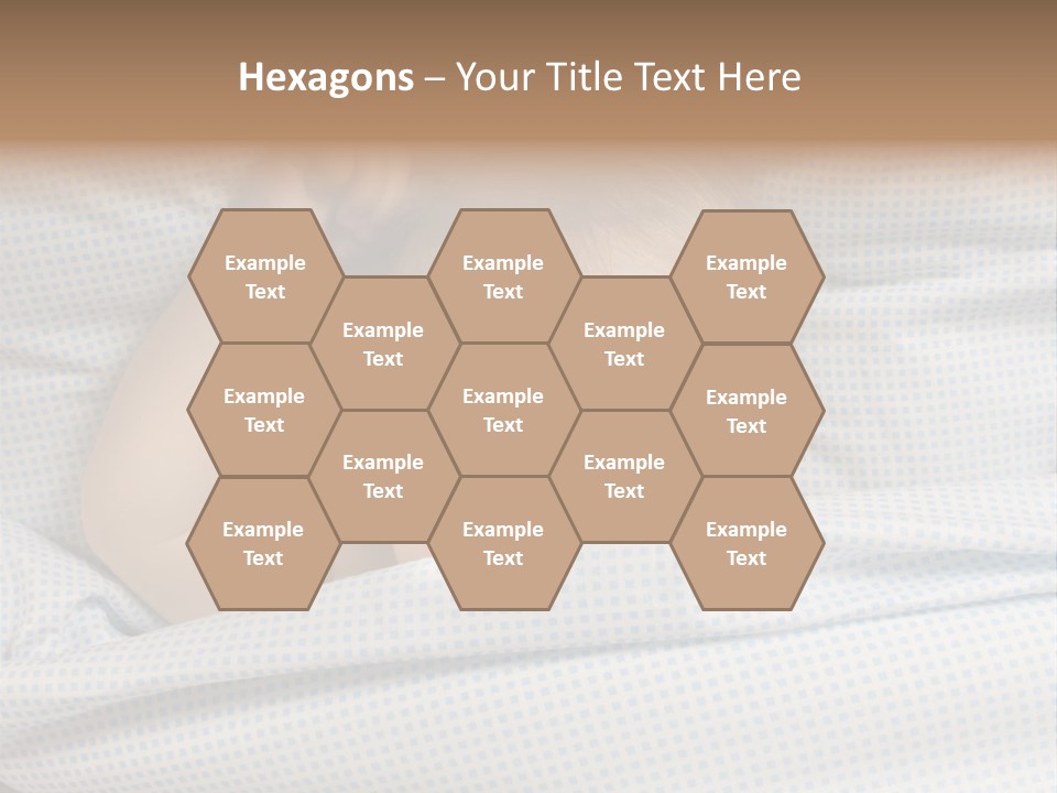 Child Beautiful Asleep PowerPoint Template