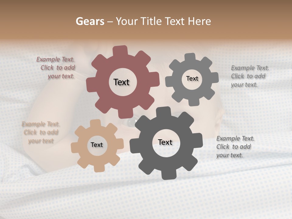 Child Beautiful Asleep PowerPoint Template