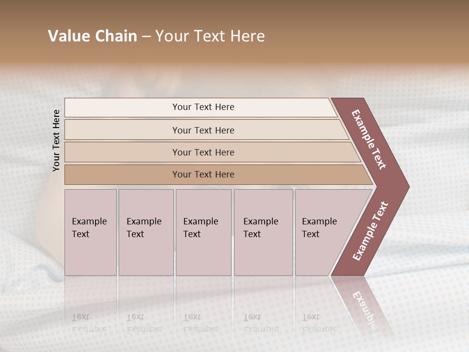 Child Beautiful Asleep PowerPoint Template