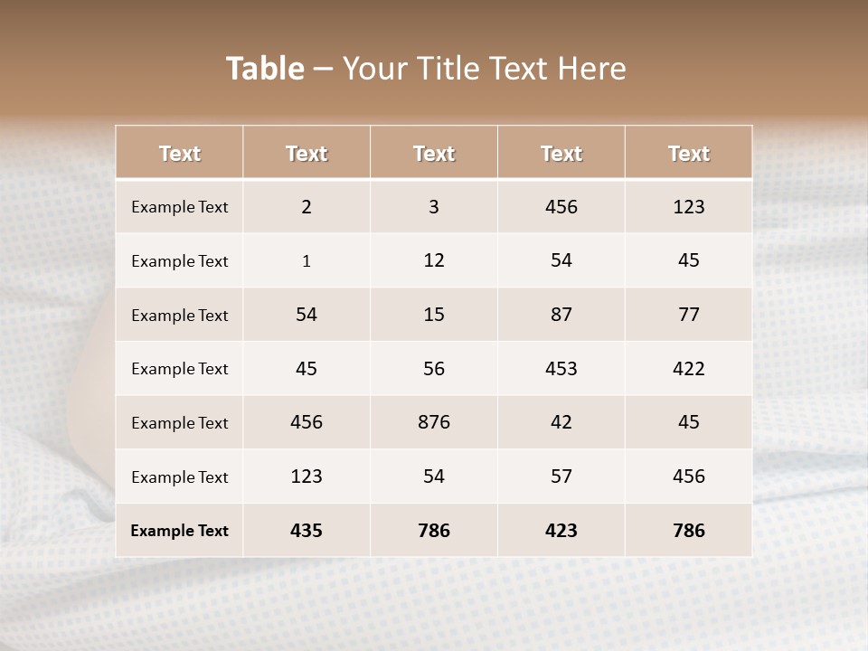 Child Beautiful Asleep PowerPoint Template