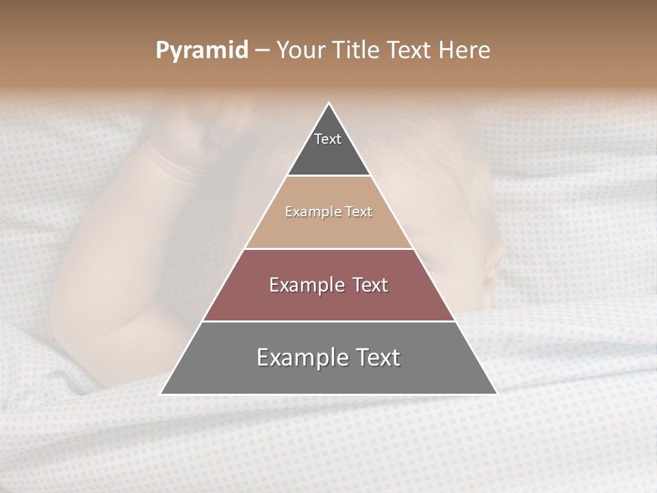 Child Beautiful Asleep PowerPoint Template