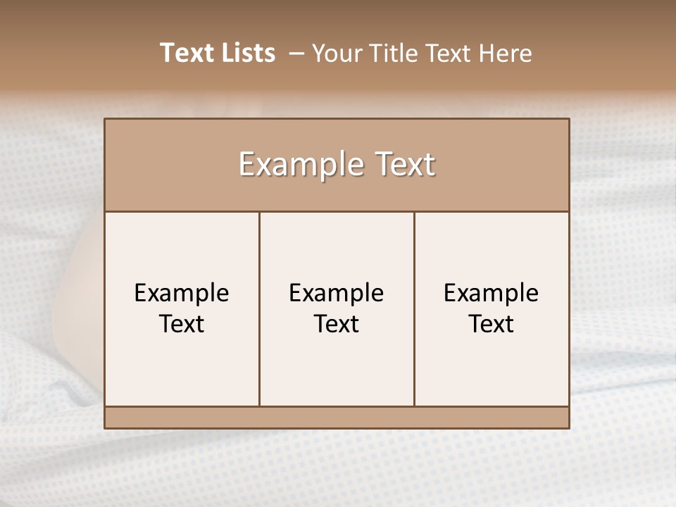 Child Beautiful Asleep PowerPoint Template