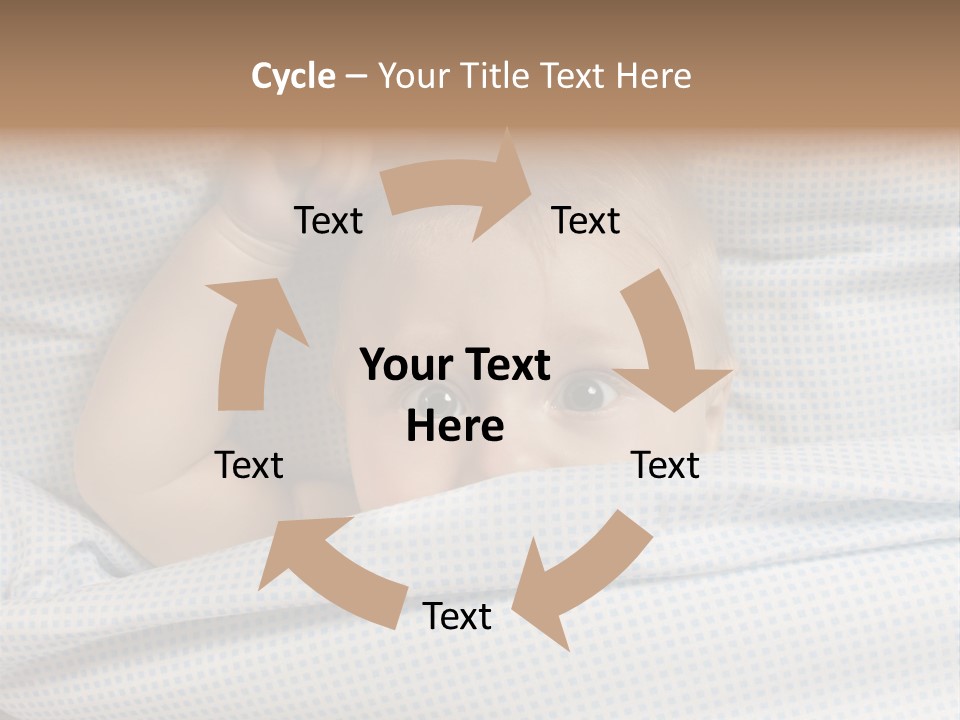 Child Beautiful Asleep PowerPoint Template