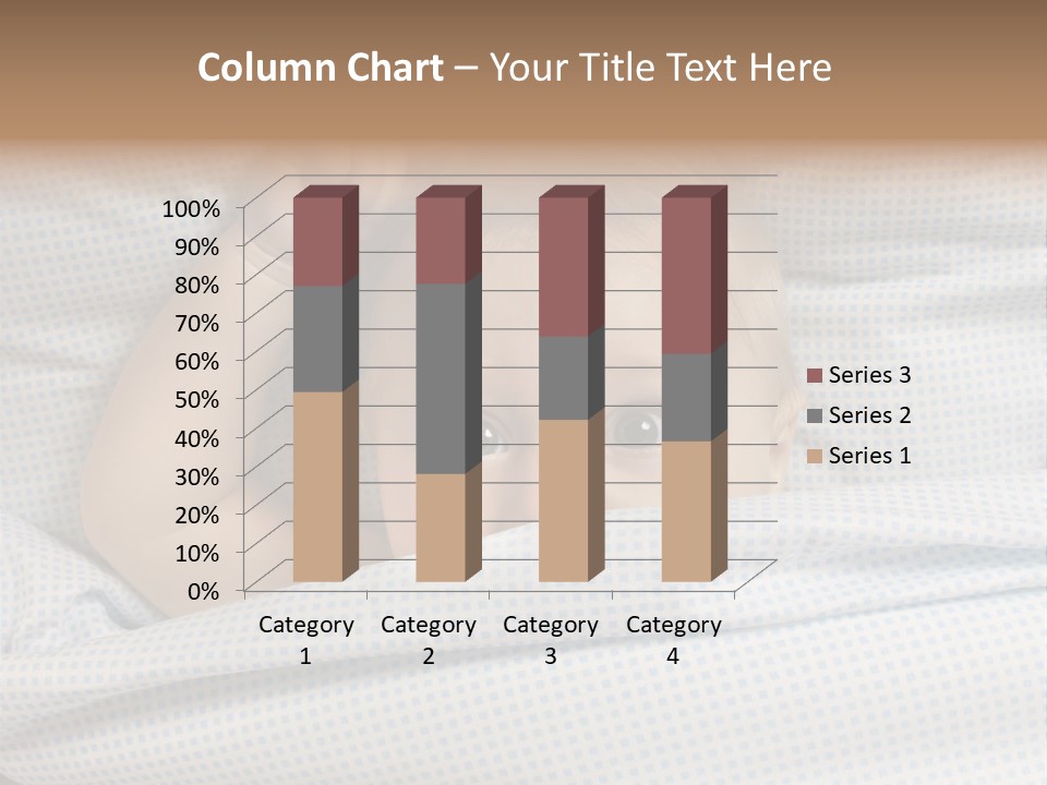 Child Beautiful Asleep PowerPoint Template