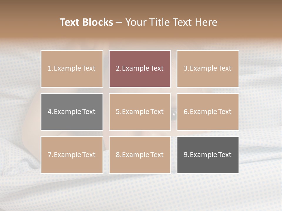 Child Beautiful Asleep PowerPoint Template