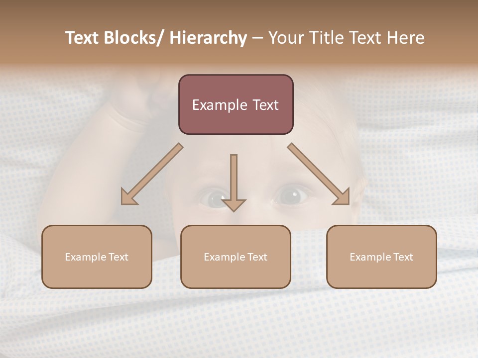 Child Beautiful Asleep PowerPoint Template