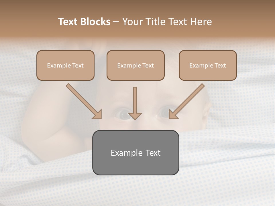 Child Beautiful Asleep PowerPoint Template