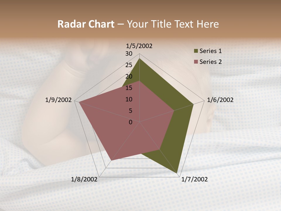 Child Beautiful Asleep PowerPoint Template
