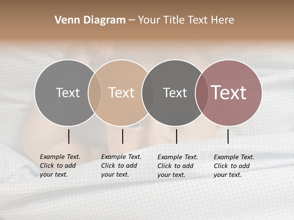 Child Beautiful Asleep PowerPoint Template