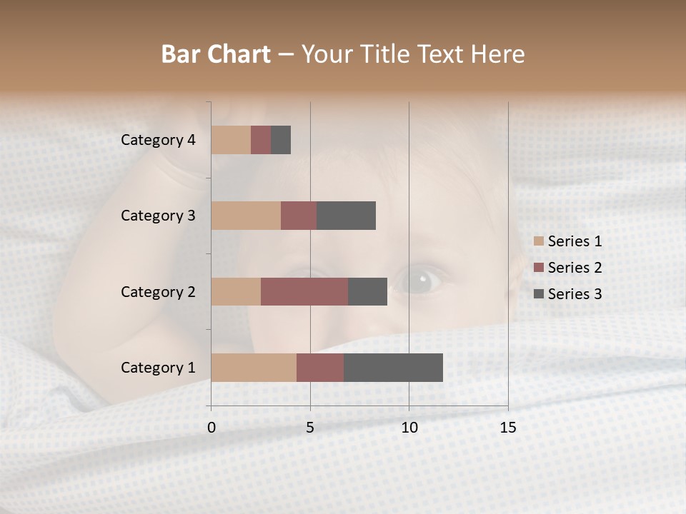 Child Beautiful Asleep PowerPoint Template