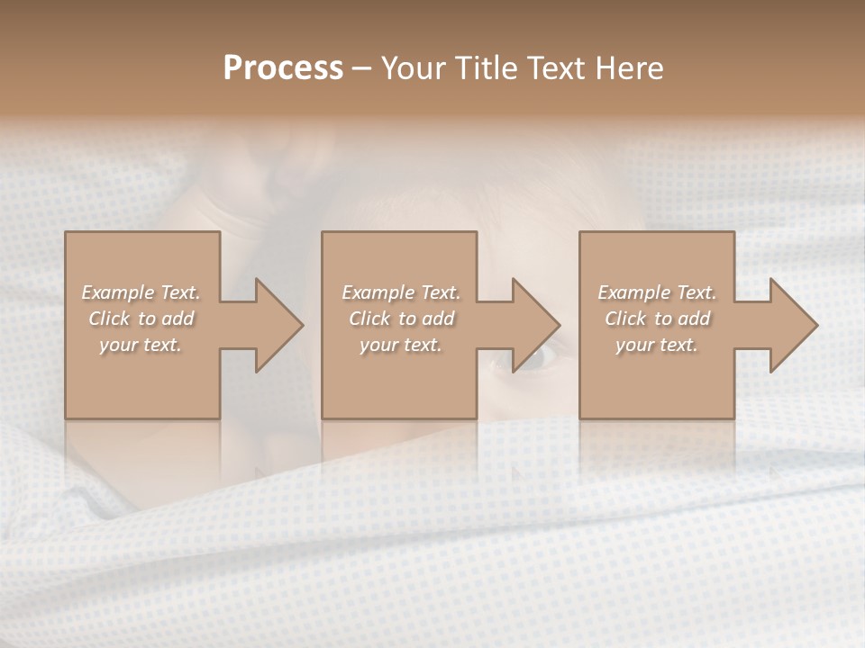 Child Beautiful Asleep PowerPoint Template