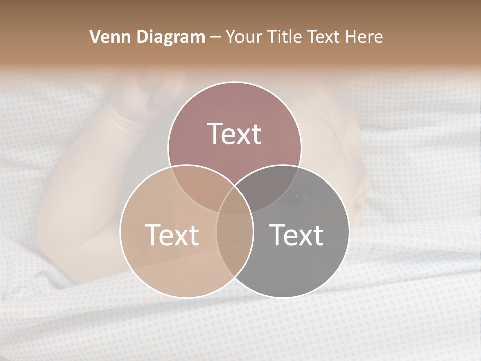 Child Beautiful Asleep PowerPoint Template