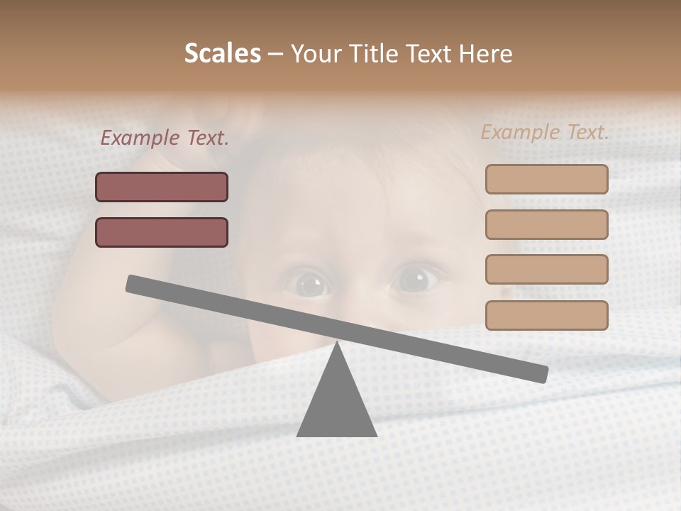 Child Beautiful Asleep PowerPoint Template