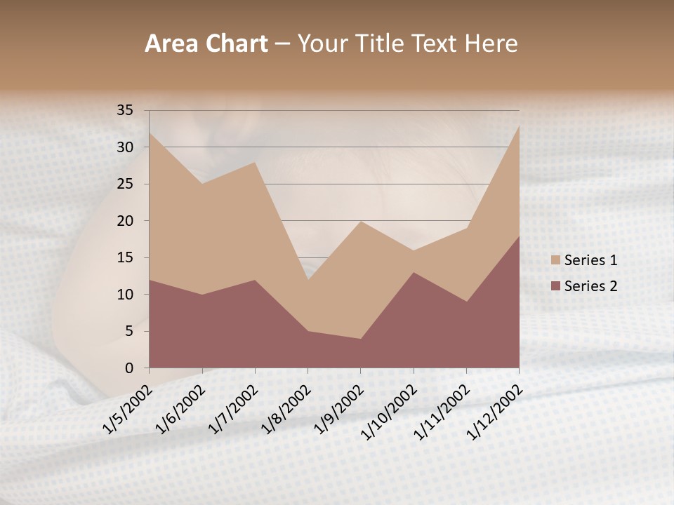 Child Beautiful Asleep PowerPoint Template