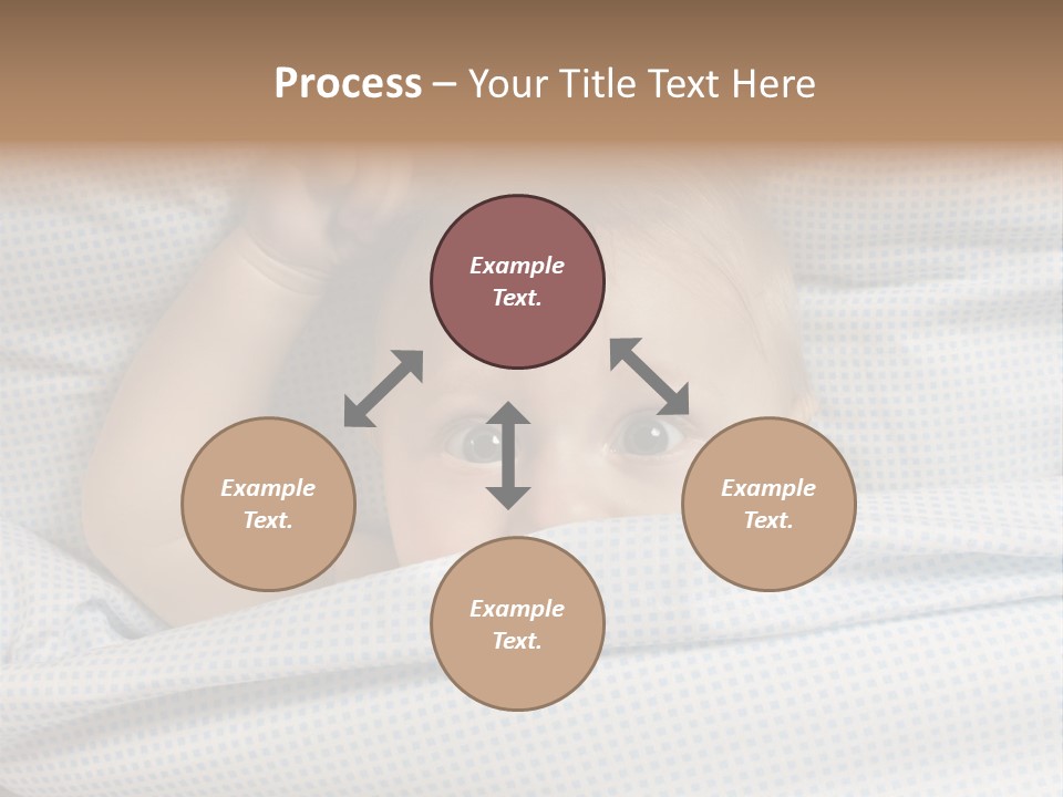 Child Beautiful Asleep PowerPoint Template