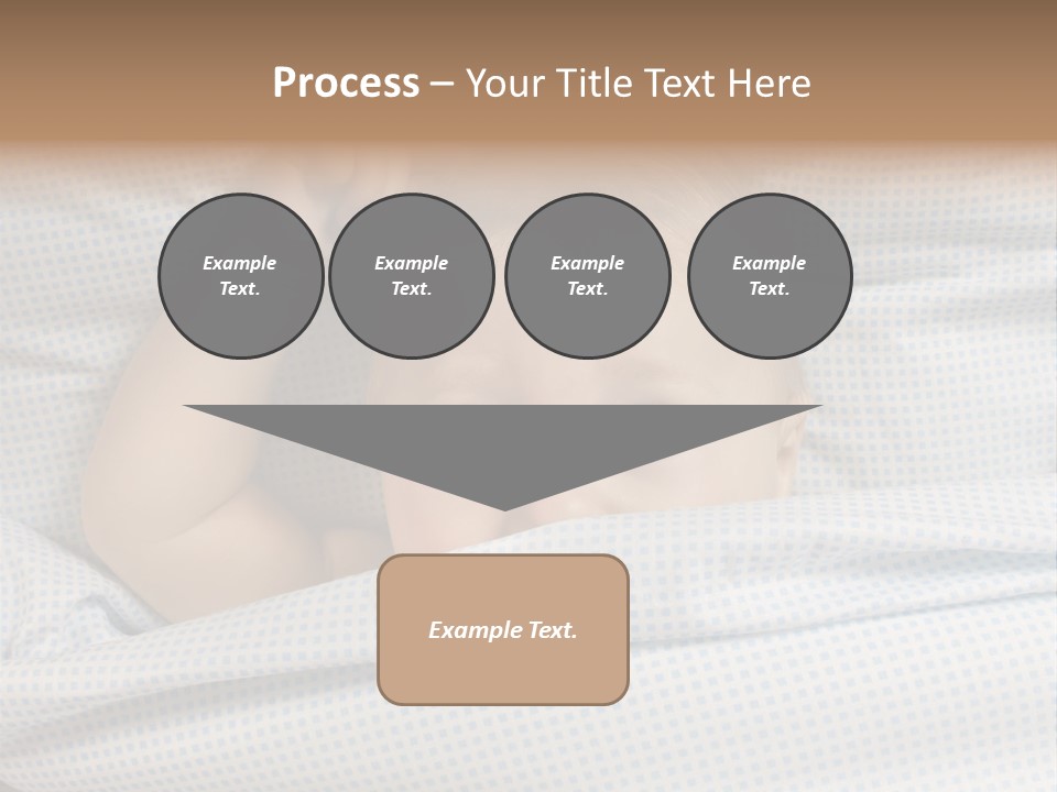 Child Beautiful Asleep PowerPoint Template