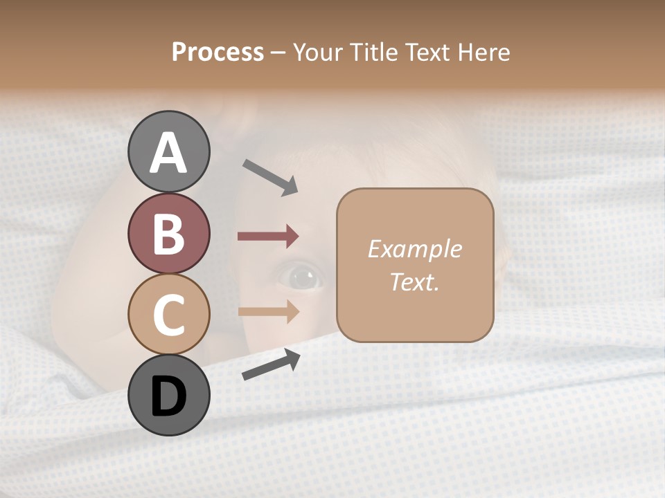 Child Beautiful Asleep PowerPoint Template